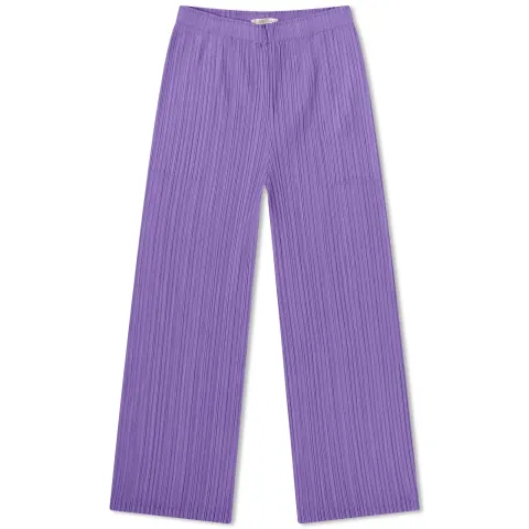 Straight Pleats Trousers