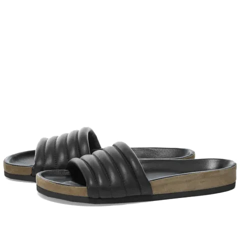 Helleah Leather Slide Sandal