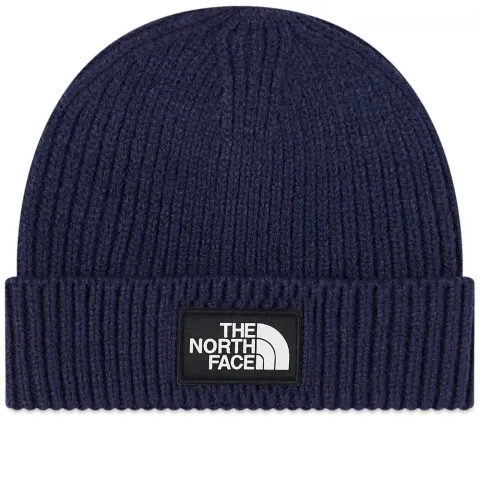TNF Logo Box Cuffed Beanie