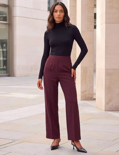 Roman Ponte Straight Leg Trousers