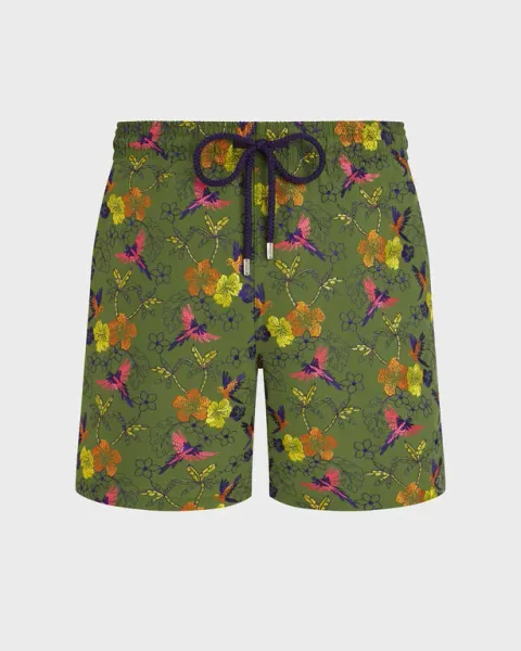 Vilebrequin Men Embroidered Swim Shorts Salvador
