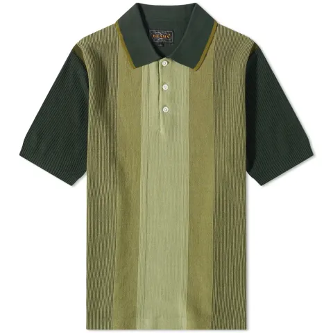 Stripe Knit Polo