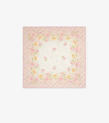 Garden Party Silk Scarf in Quartz pink