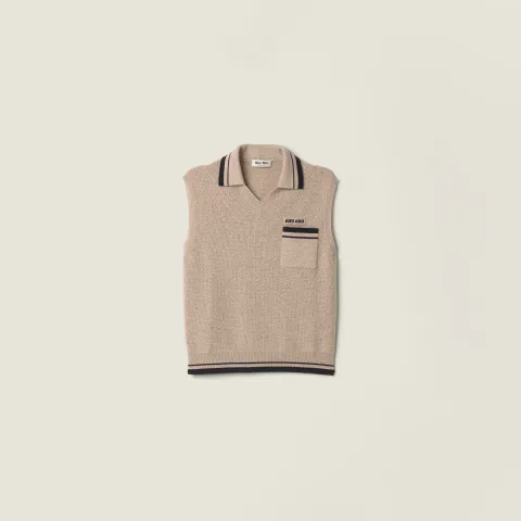 Cashmere vest
