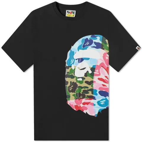 ABC Camo Crazy Side Big Ape Head T-Shirt