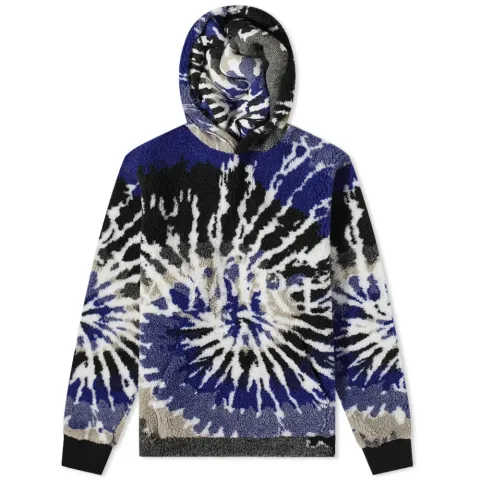 Tie Dye Polar Fleece Hoodie