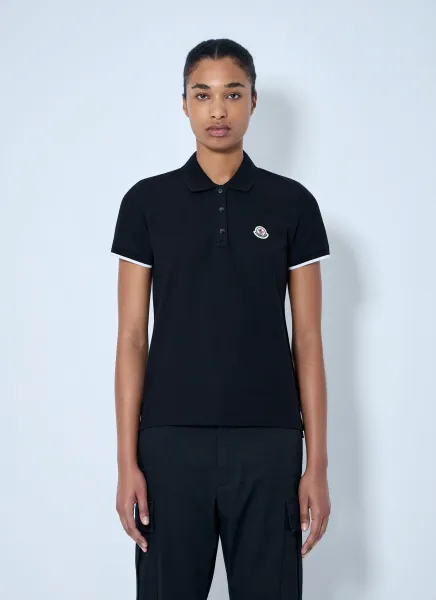 Piqué Polo Shirt with Logo Badge
