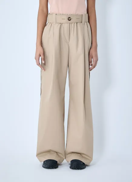 Belted Gathered Pants