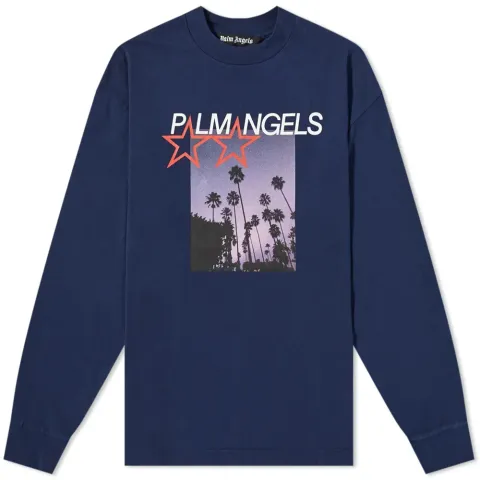 Long Sleeve Stars And Palms T-Shirt