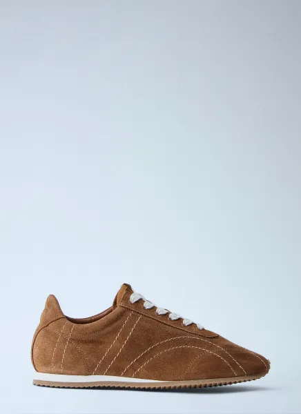 Suede Low-Top Trainers
