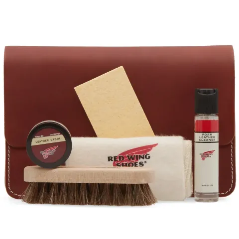 Leather Travel Care Kit