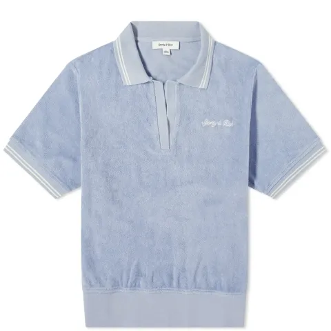 Syracuse Terry Polo Top
