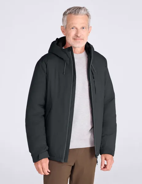 Mountain Warehouse Waterproof Padded Hooded Jacket Black