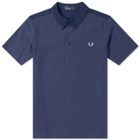Fred Perry Woven Collar Pique Polo