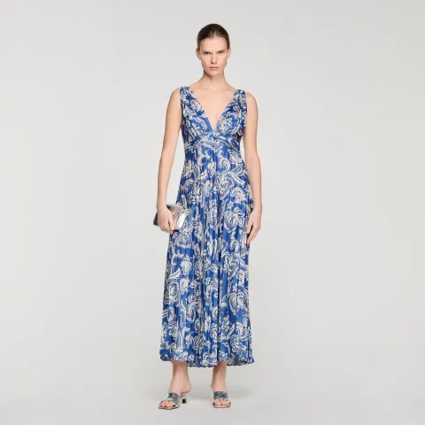 Floral print maxi dress