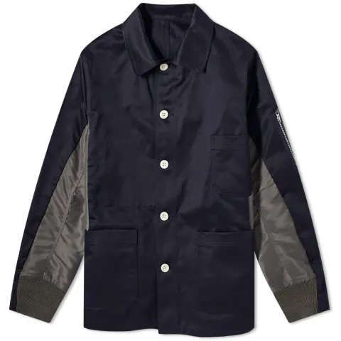 Chino x Nylon Shirt Jacket