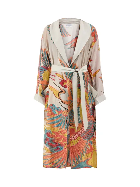 One Hundred Stars Crane Print Gown