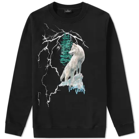 Wolf Lightning Crew Sweat