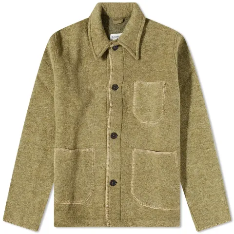 Wool Fleece Blanket Field Jacket