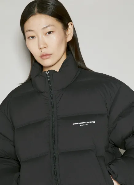 Cropped Puffer Down Jacket