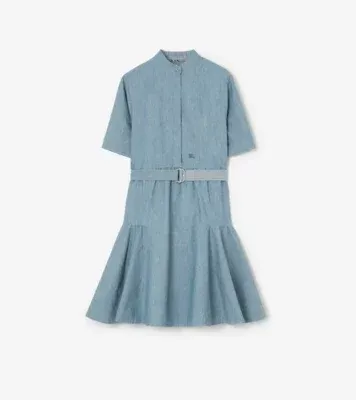 Denim Dress in Stoke blue melange