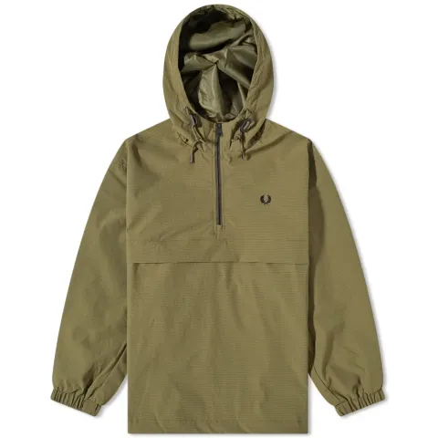 Seersucker Half Zip Jacket