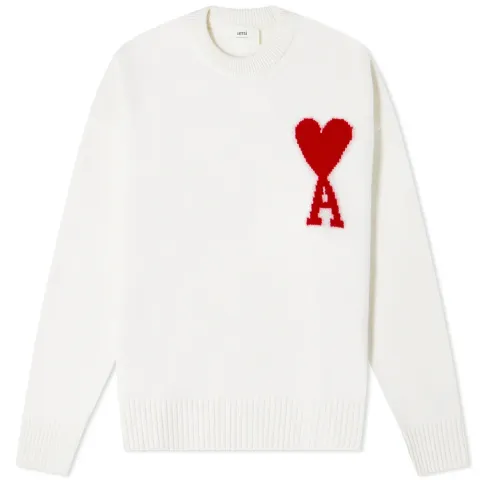 AMI ADC Large Crew Knit Sweater