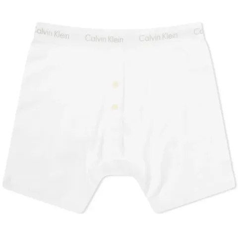 Grey Box Button Fly Boxer Brief