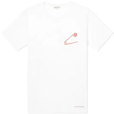 Safety Pin Print T-Shirt
