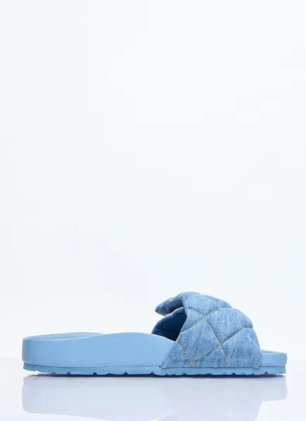 Sylt Stone Washed Denim Slippers