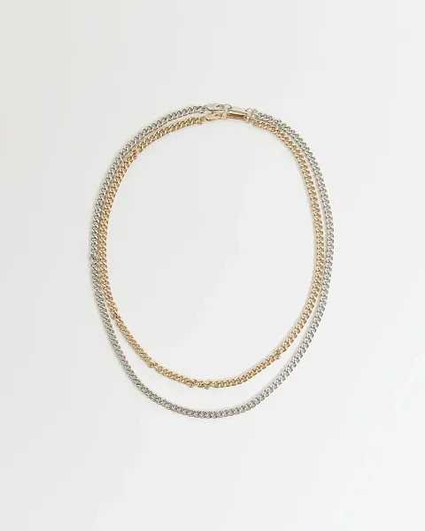 River Island Colour Chain Necklace Multipack