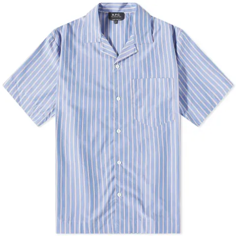 A.P.C. Edd Stripe Vacation Shirt