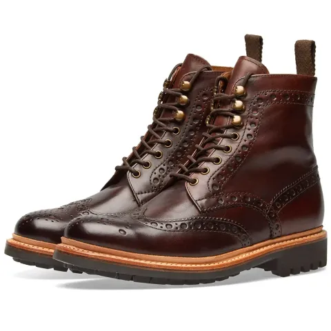 Fred Commando Sole Brogue Boot