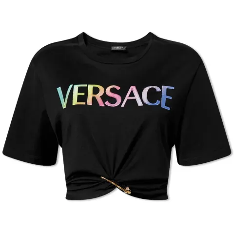 Rainbow Logo Crop Top