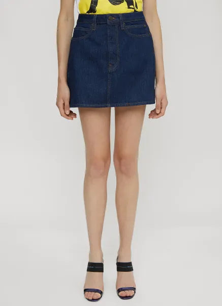 Denim Mini Skirt