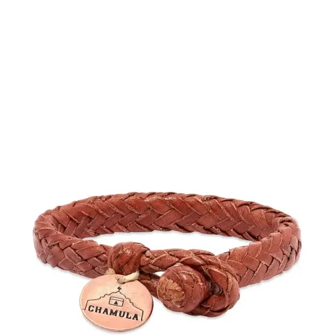 Wide Flat Woven Bracelet