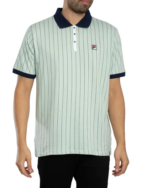 Fila BB1 Classic Vintage Stripe Polo Shirt