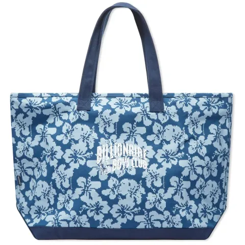 Hibiscus Print Tote Bag