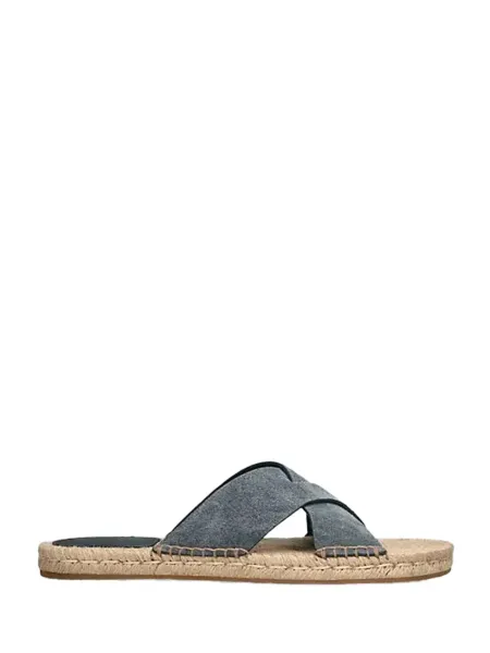 Suede Espadrille Grey