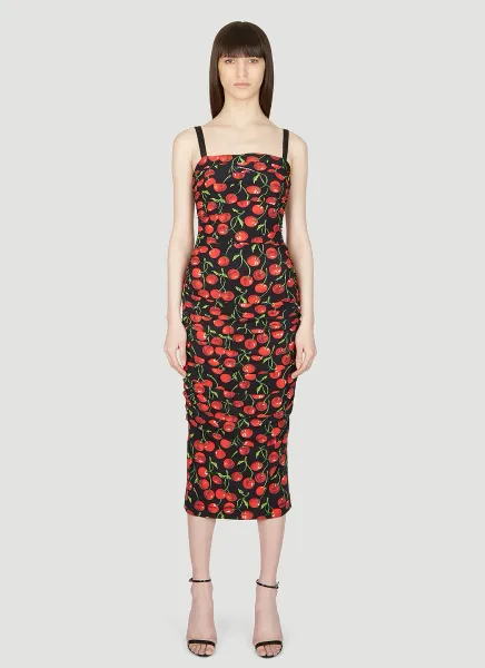 Cherry Midi Dress