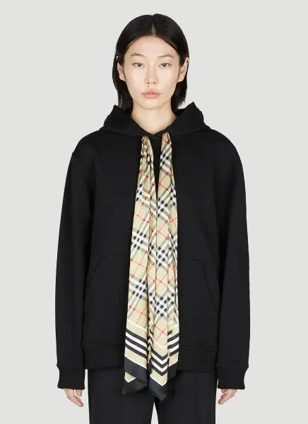 Scarf Hooded Sweatshirt