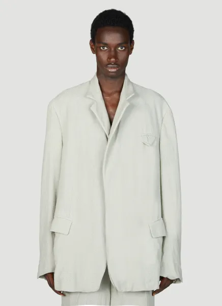 Light Wool Silk Mouline Blazer