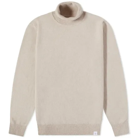 Kirk Lambswool Roll Neck Knit