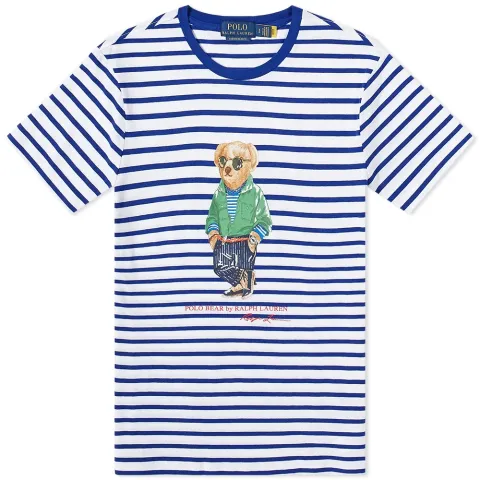 Striped Beach Bear T-Shirt