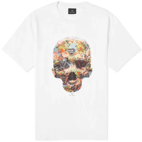 Skull Sticker T-Shirt