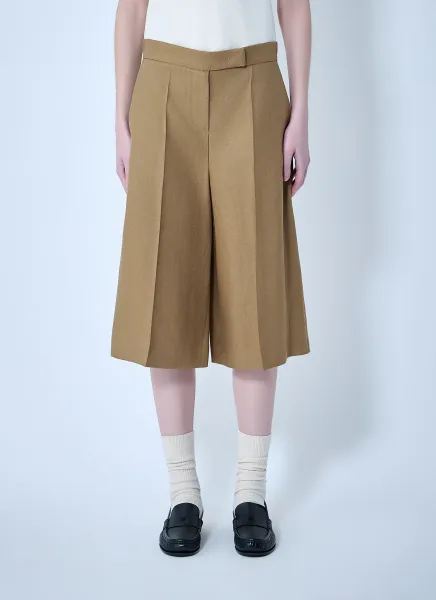 Linen Bermuda Shorts