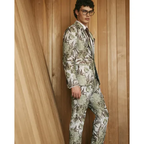 River Island Twisted Tailor Embroidered Trousers