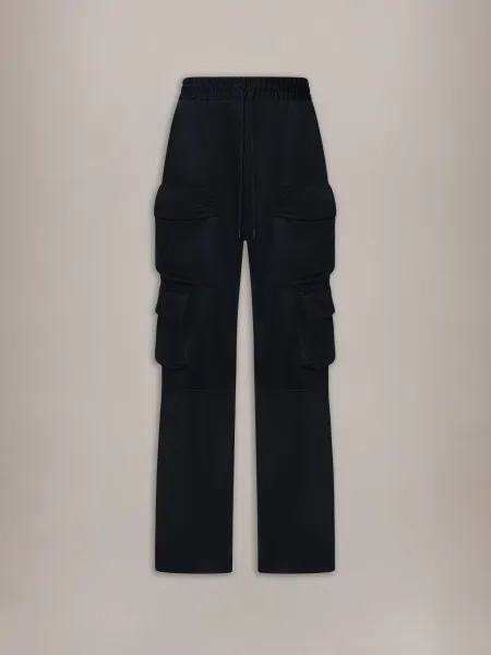 MULTI POCKET CARGO PANT - Black