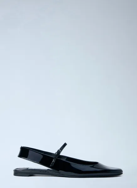 Patent Leather Slingback Flats