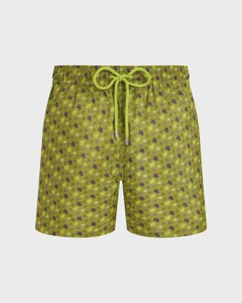 Vilebrequin Men Ultra-light And Packable Swim Shorts Micro Ronde Des Tortues